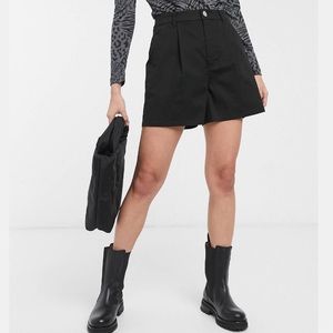 ASOS black chino shorts